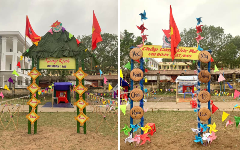 Cổng trại đẹp, dễ làm, nhẹ nhàng