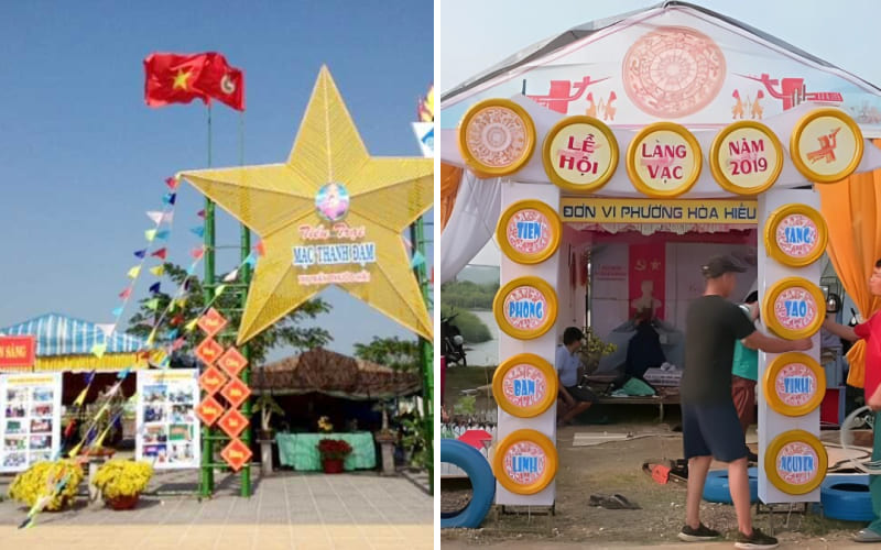 Mẫu công trại kết hợp với vật liệu hiện đại