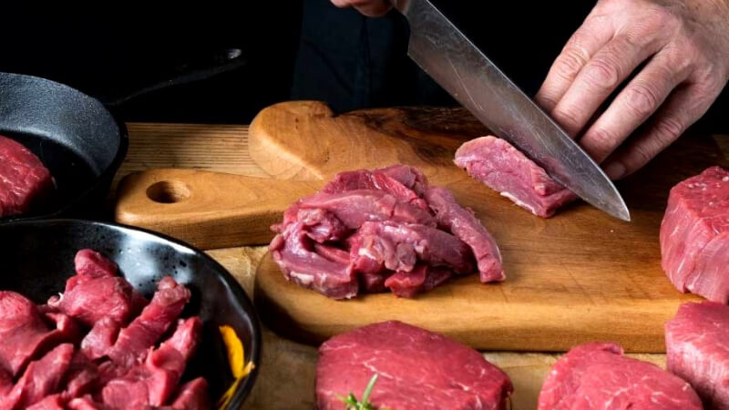 Sơ chế thịt bò
