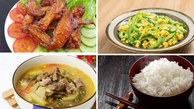 Mâm cơm cho thứ 3