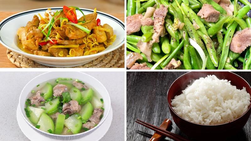 Mâm cơm cho thứ 5