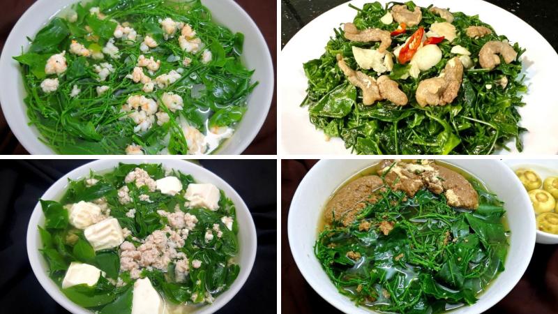 Các món ngon từ rau sắng