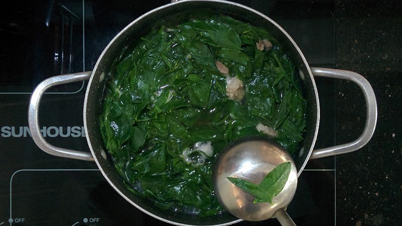 Lưu ý khi nấu rau sắng