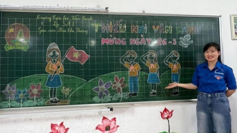 Trang trí bảng theo chủ đề Đoàn Thanh Niên 1