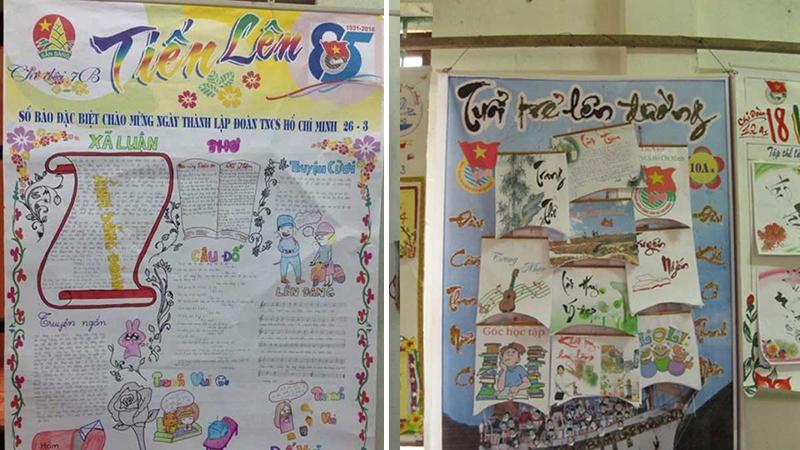 Trang trí bảng mini 2