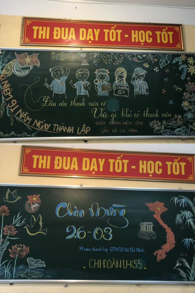 Top 50+ cách trang trí bảng 26/3 đẹp, sáng tạo và ý nghĩa nhất