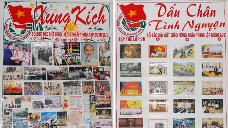 Trang trí bảng mini 4