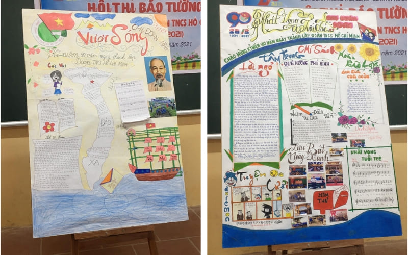 Truyện, thơ về Đoàn giúp bài viết thêm sinh động, phong phú.