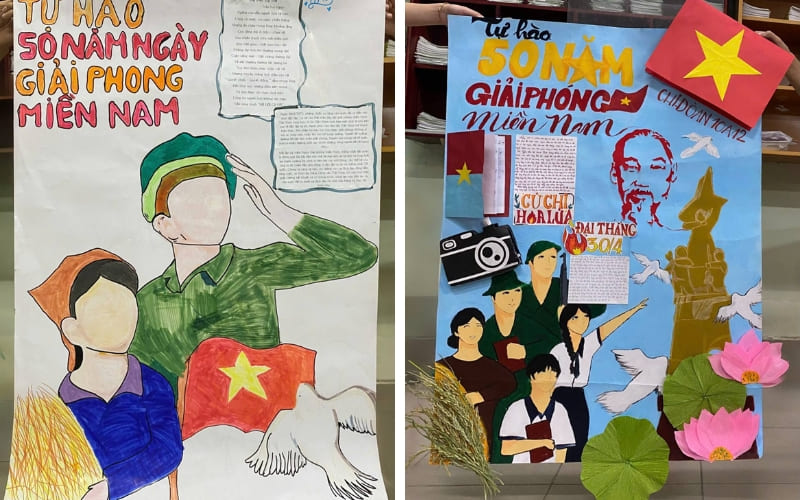 Kiểu vẽ tay mang dấu ấn cá nhân khác biệt so với mẫu in.