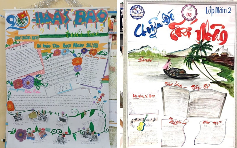 Phong cách trình bày đẹp mắt, màu sắc hài hòa, nổi bật.