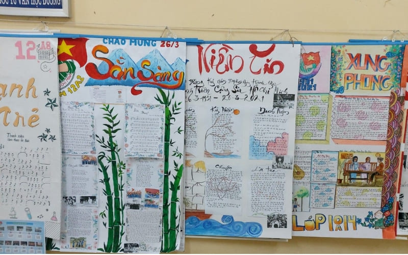 Nội dung nhắc nhớ kỷ niệm đáng nhớ trong quá trình học tập.