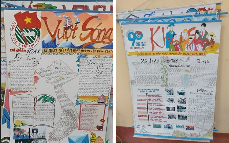 Sản phẩm giáo dục truyền thống, gắn kết lớp và trường học.