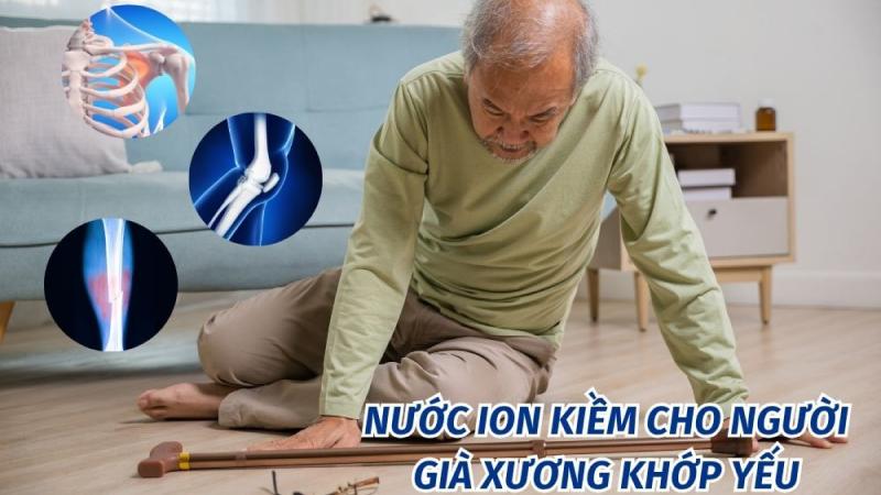 Nước kiềm giúp tăng cường sức khỏe xương khớp