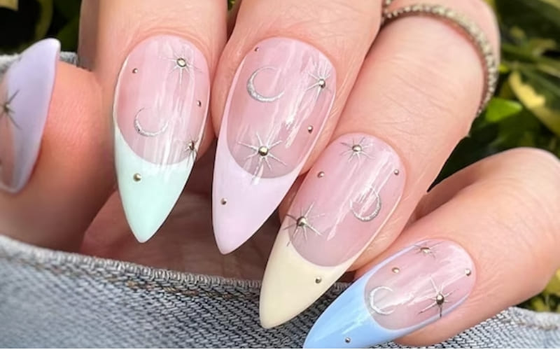 Kiểu chuyển màu này mang vẻ đẹp hiện đại, nữ tính.