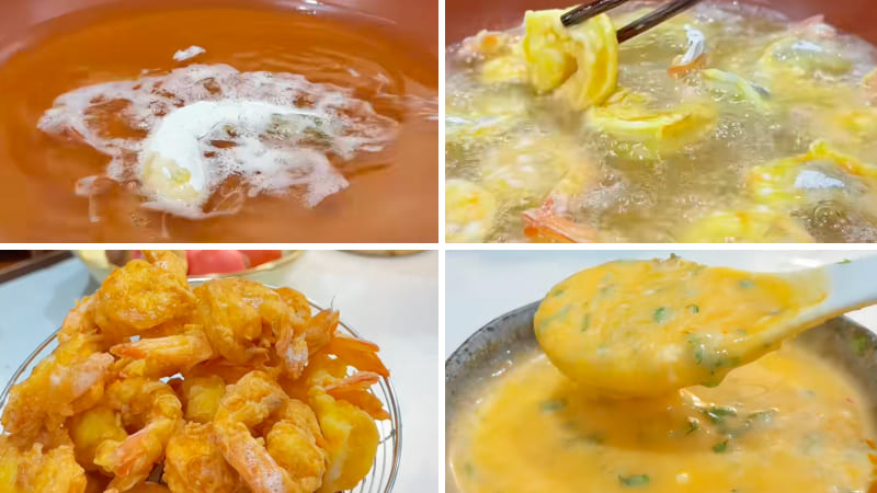 Bước 2: Làm tôm chiên sốt mayonnaise Bước 2: Làm tôm chiên sốt mayonnaise