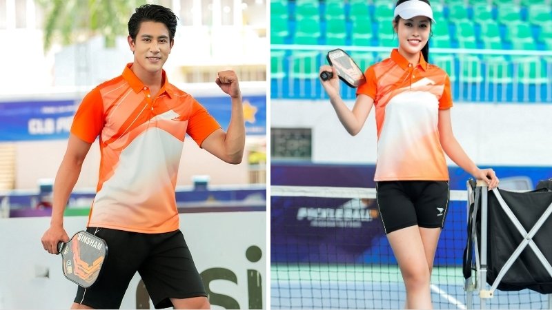 Tông màu nổi bật như neon, color block Tông màu nổi bật như neon, color block