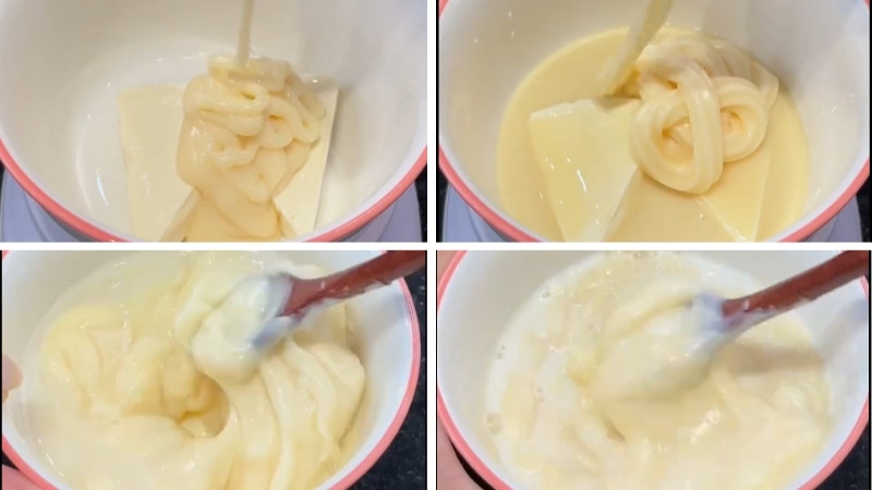 Pha sốt phô mai Pha sốt phô mai