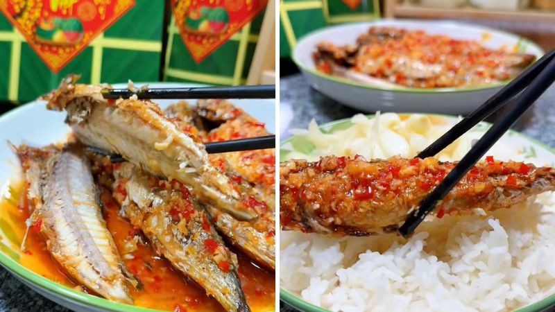 Thưởng thức cá nục sốt chua ngọt