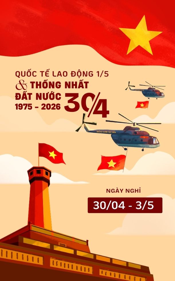 30/4 1/5 năm 2026 nghỉ mấy ngày? Lịch nghỉ lễ chính thức 4 ngày liên tục