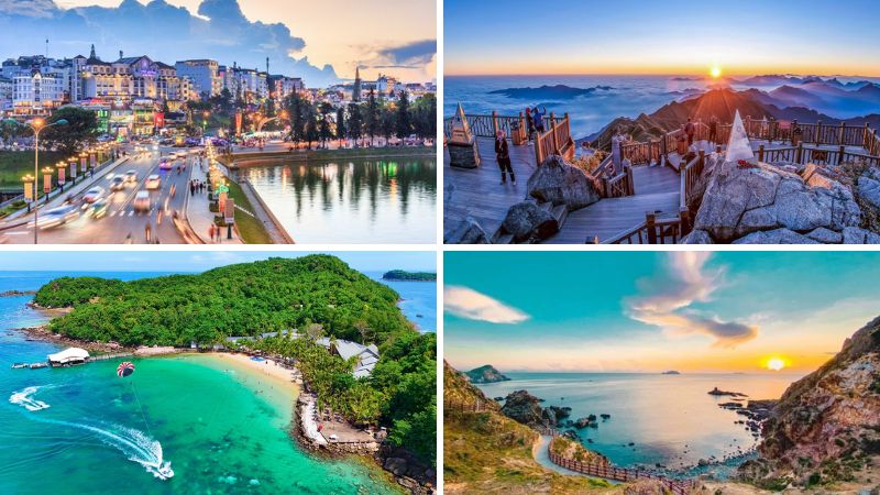 Top 5 địa điểm du lịch lý tưởng cho kỳ nghỉ 4 ngày 3 đêm