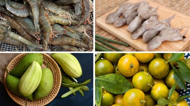 Nguyên liệu làm hải sản sốt thái Nguyên liệu làm hải sản sốt thái