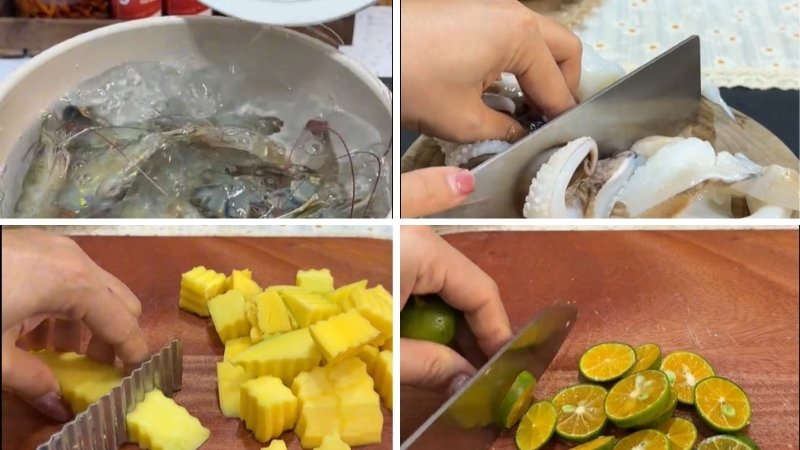 Sơ chế nguyên liệu Sơ chế nguyên liệu