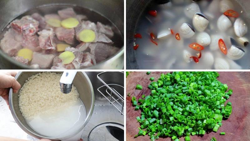 Sơ chế các nguyên liệu