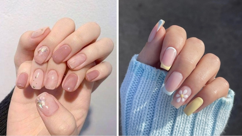 Nail màu pastel nhẹ nhàng Nail màu pastel nhẹ nhàng