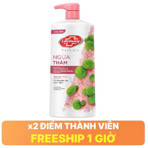 Sữa tắm Lifebuoy Cica và muối hồng 784ml