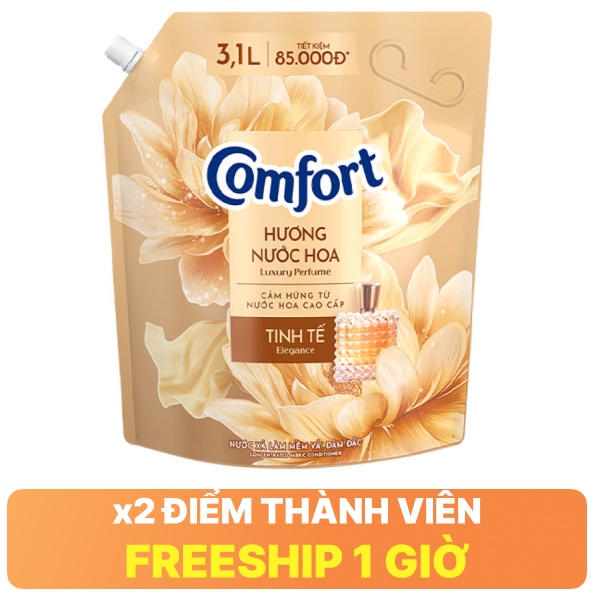 Nước xả Comfort tinh tế 3.1 lít