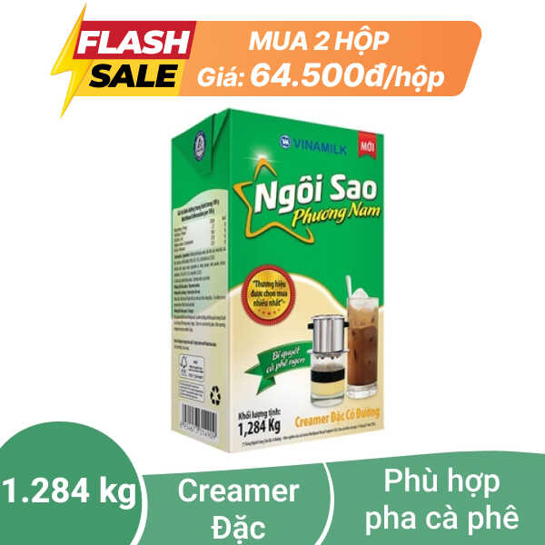Kem đặc Ngôi sao Phương Nam xanh lá hộp 1.284kg