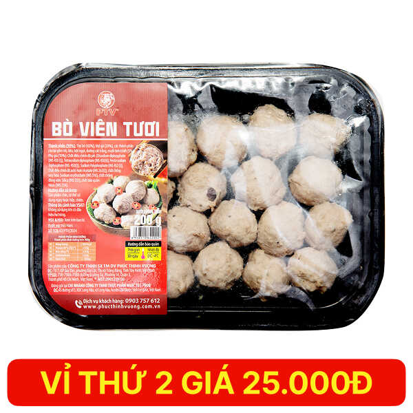 Bò viên tươi