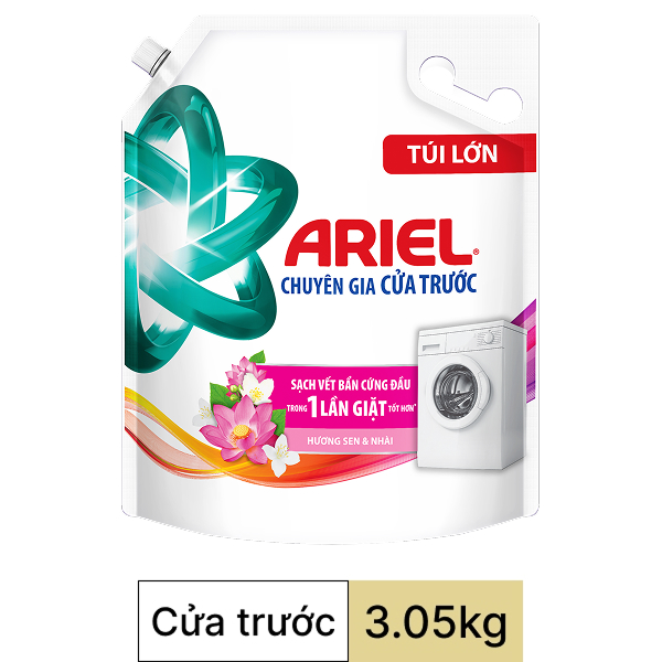Nước giặt Ariel hương sen nhài 3.05kg