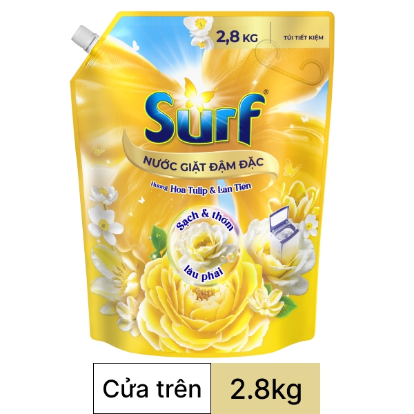Nước giặt Surf hương hoa tulip & lan tiên 2.8kg
