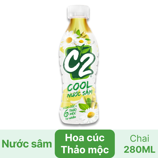 Nước sâm C2 Cool hoa cúc thảo mộc 280ml