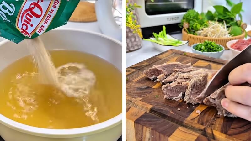 Nấu nước dùng phở