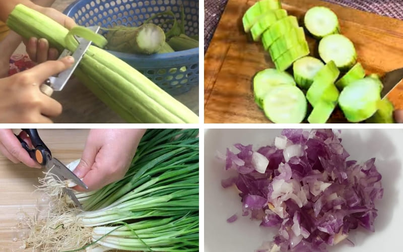 Người nấu cần sơ chế rau củ sạch sẽ