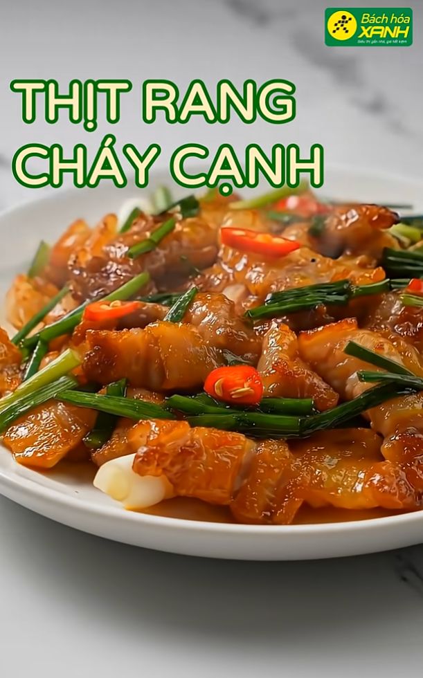 2 cách làm thịt rang cháy cạnh ngon, đơn giản với thịt heo tại nhà