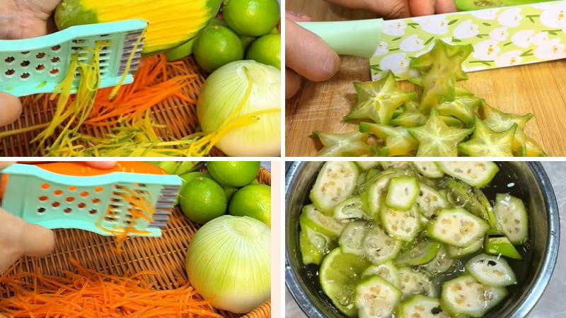 Sơ chế các nguyên liệu còn lại