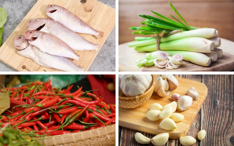 Nguyên liệu tươi ngon giúp món ăn thêm đậm đà hấp dẫn.