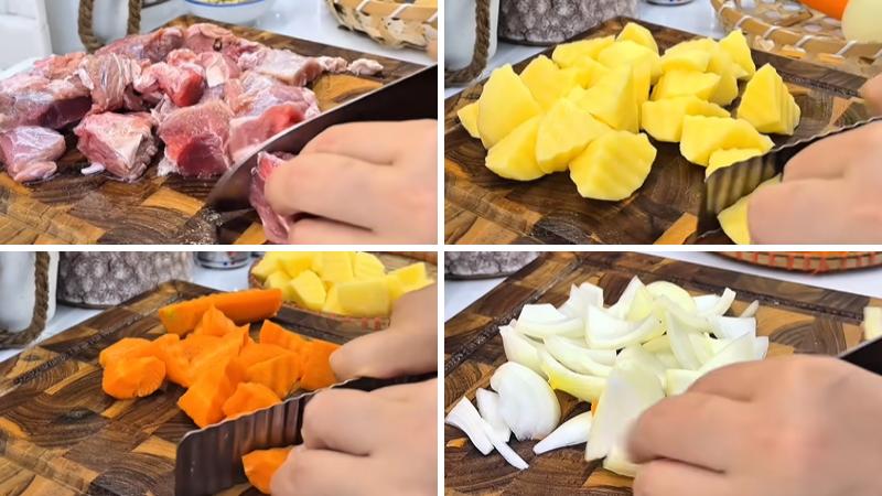 Sơ chế các nguyên liệu