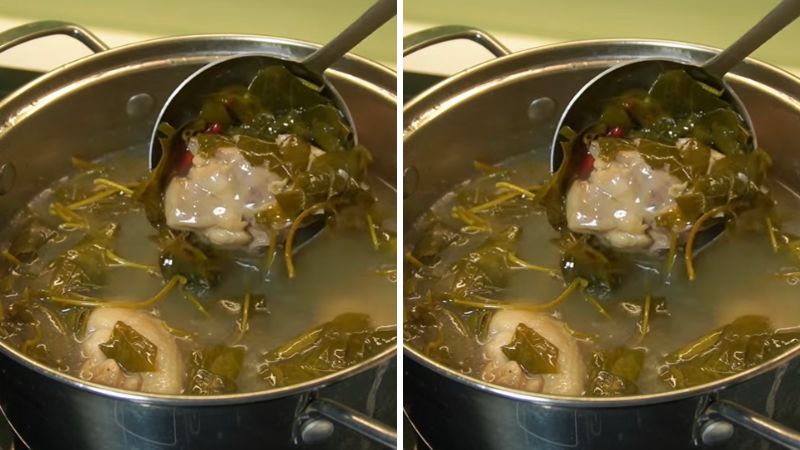  Thành phẩm canh gà lá giang