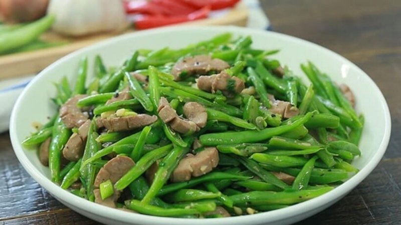 Nguyên liệu làm đậu que xào thịt