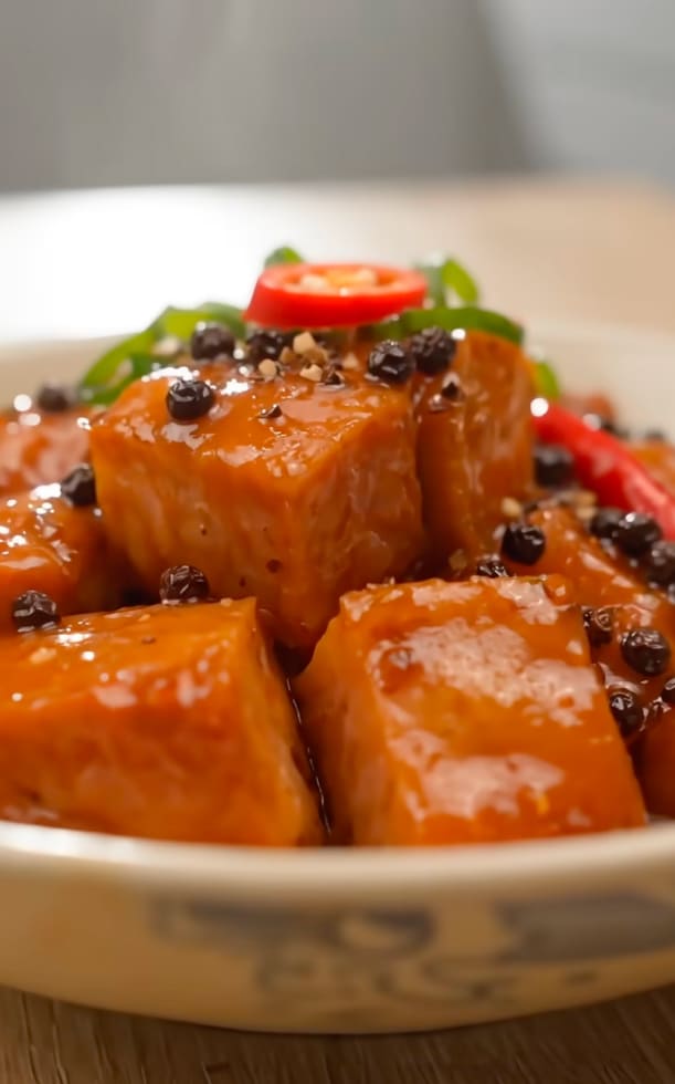 2 cách làm chả lụa kho tiêu thấm vị cay nồng, đơn giản, bắt cơm