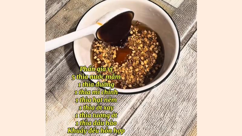 Pha sốt chua ngọt