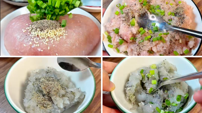 Bước 1: Sơ chế nguyên liệu