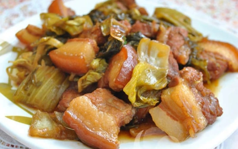 Món ăn hoàn thiện đậm đà, hài hòa hương vị