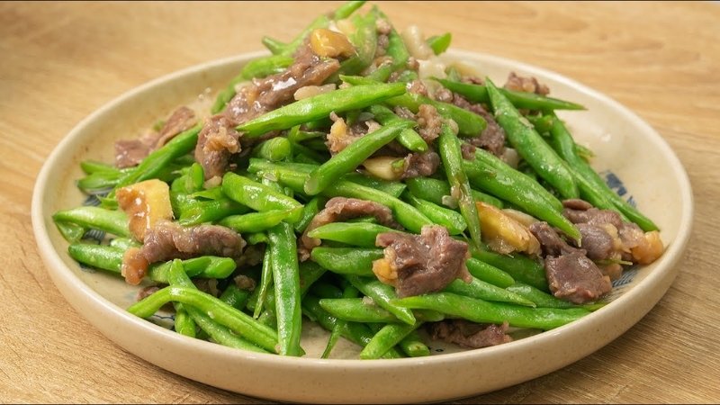 Thịt bò xào đậu que