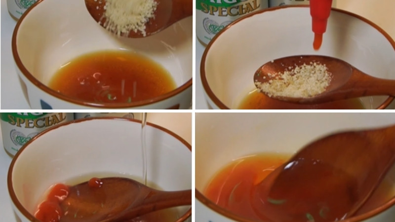 Pha hỗn hợp nước xốt