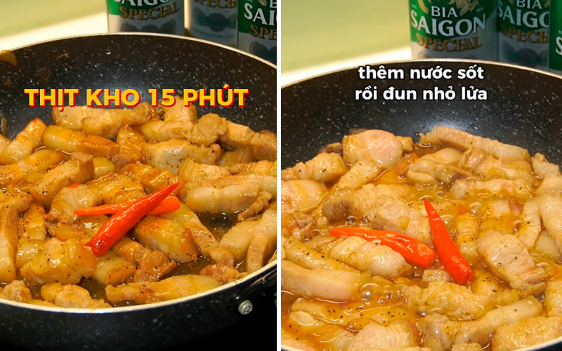 Cách nấu thịt kho nhanh gọn